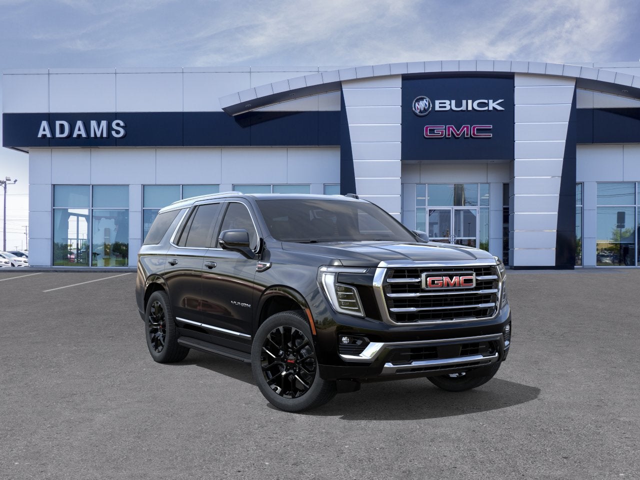 2026 GMC Yukon Elevation in Onyx Black — front three-quarter view